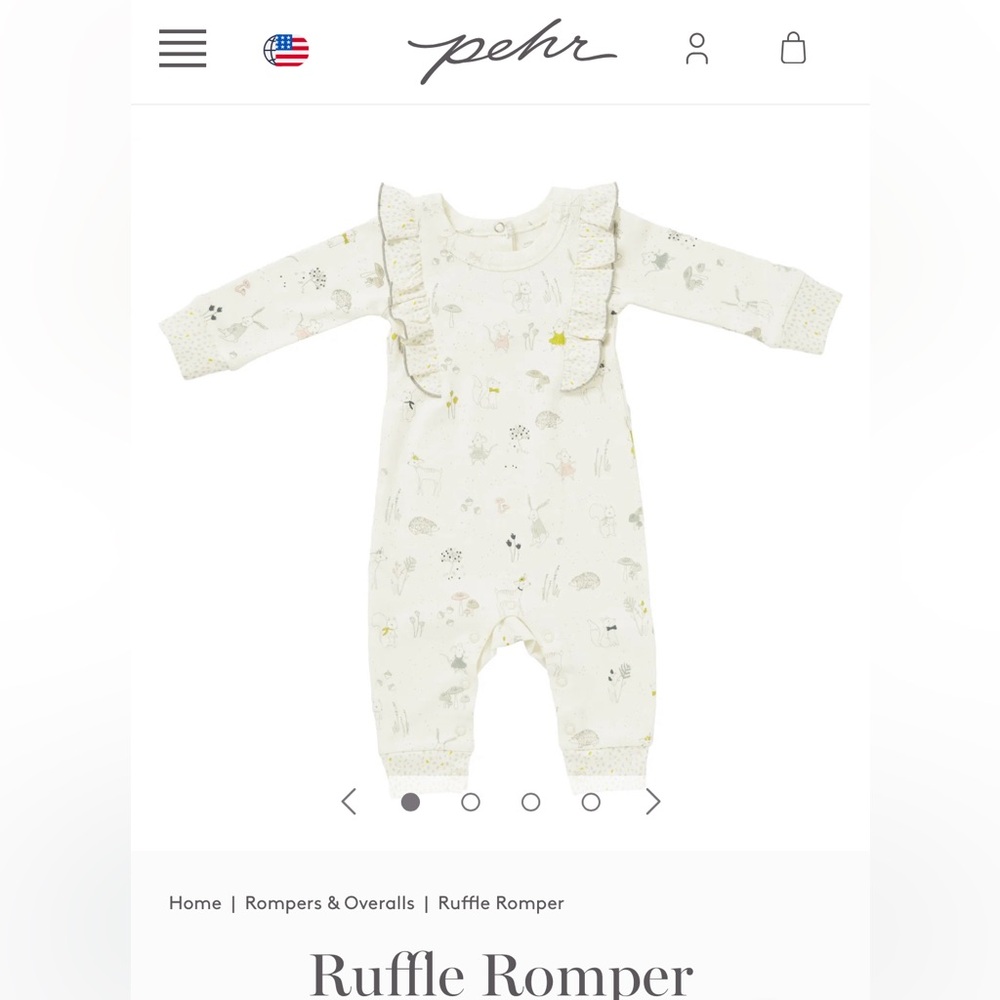 Pehr Ruffle Romper - Picture 2 of 4